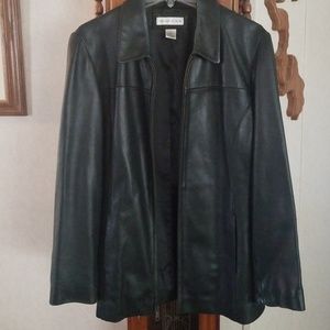Preston & York Leather Coat